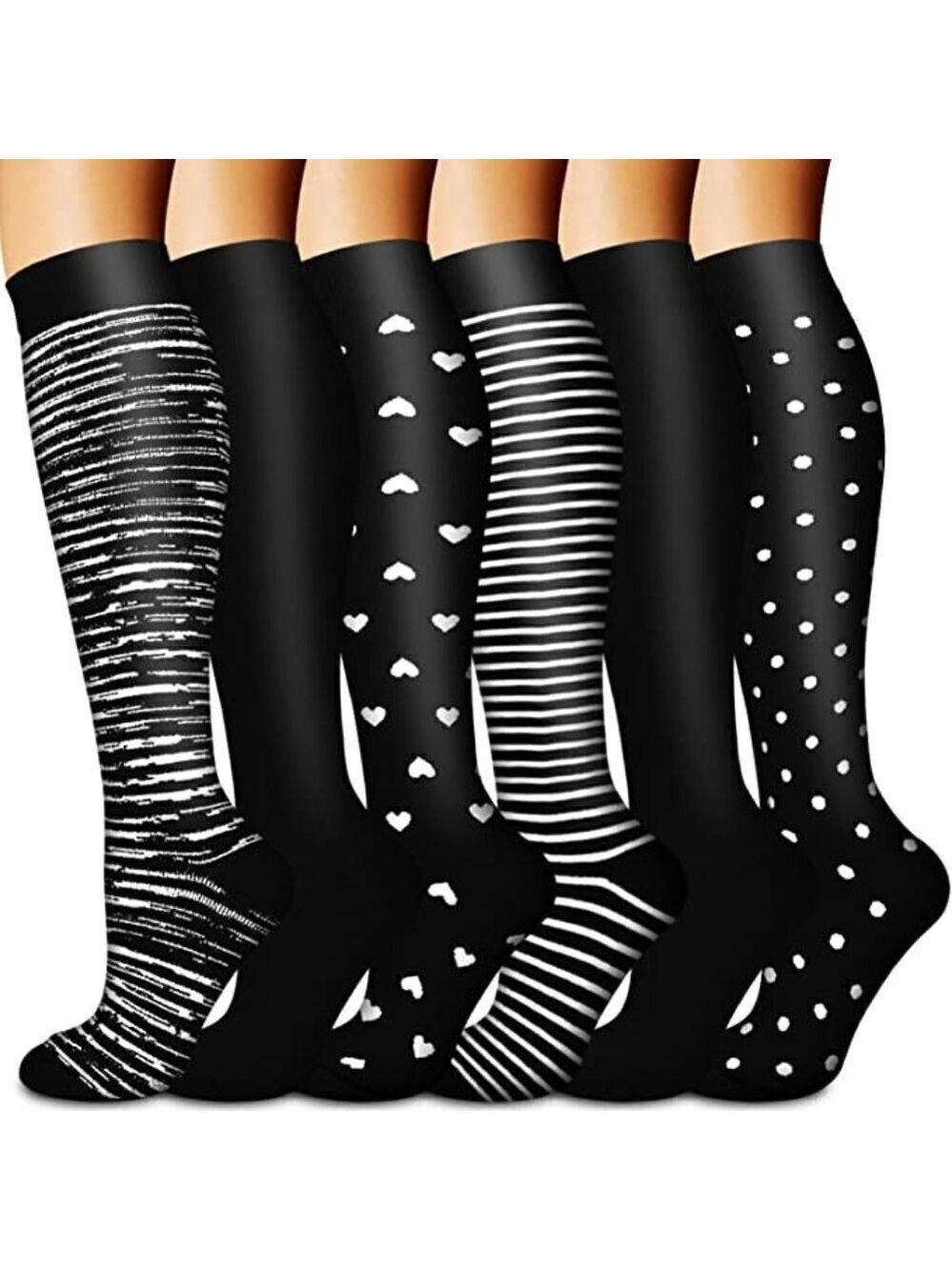 🆕🧦 Copper Infused Luxury Knee High Compression Socks Warm Long Stockings NWT🧦